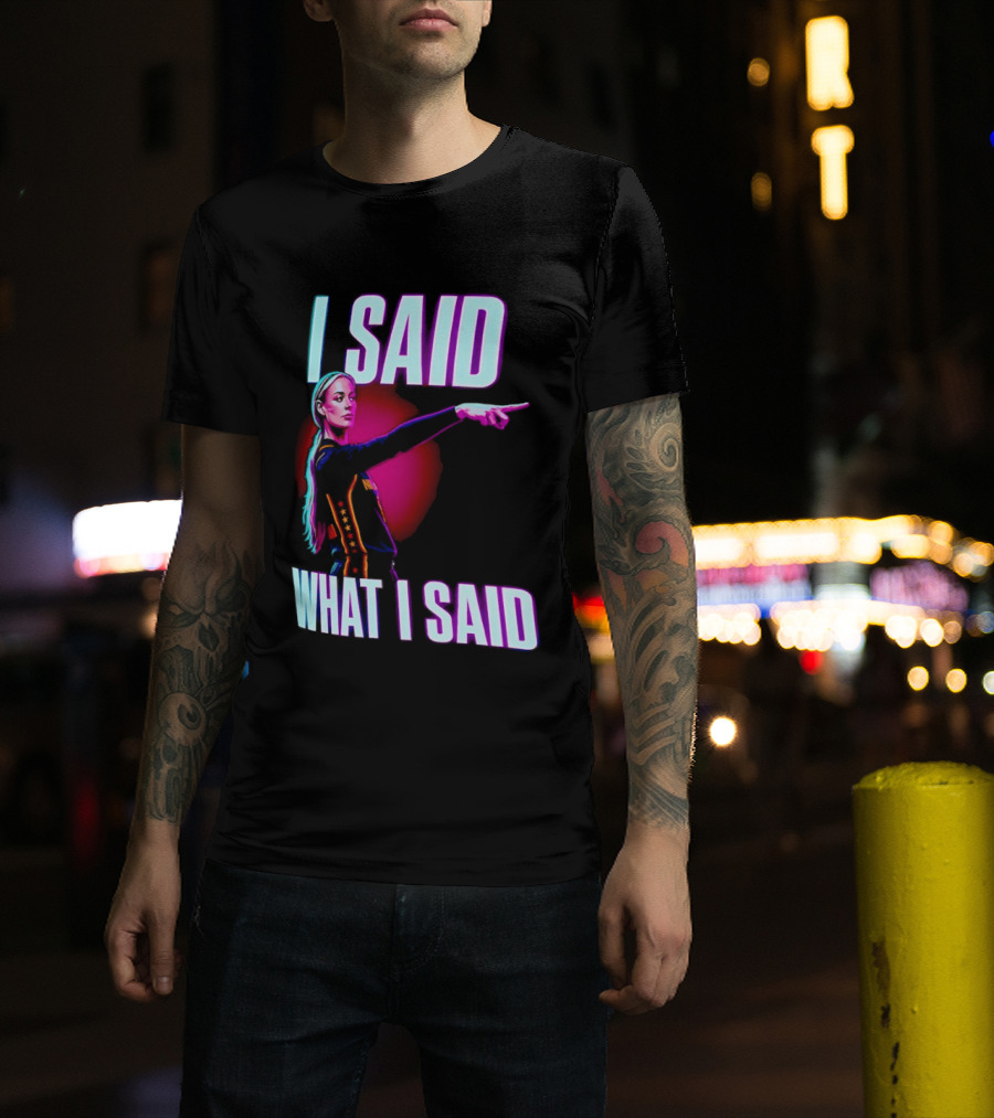 Sophie Cunningham I Said What I Said Pointing Indiana Fever WNBA Basketball T-Shirt
