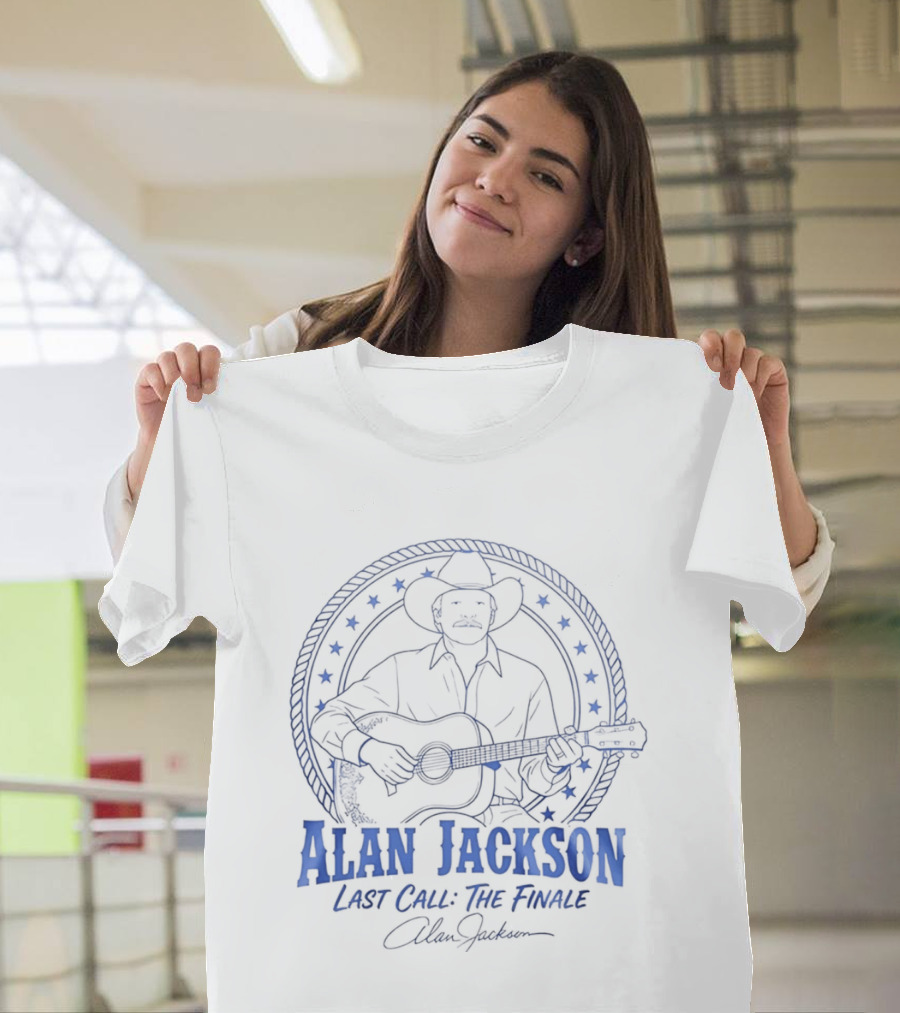 Alan Jackson Last Call The Finale Tour 2026 Tennessee Titans Collaboration T-Shirt