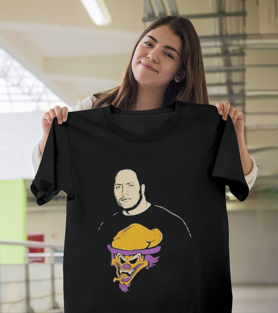 Dwayne Johnson The Rock Insane Clown Posse Collaboration T-Shirt