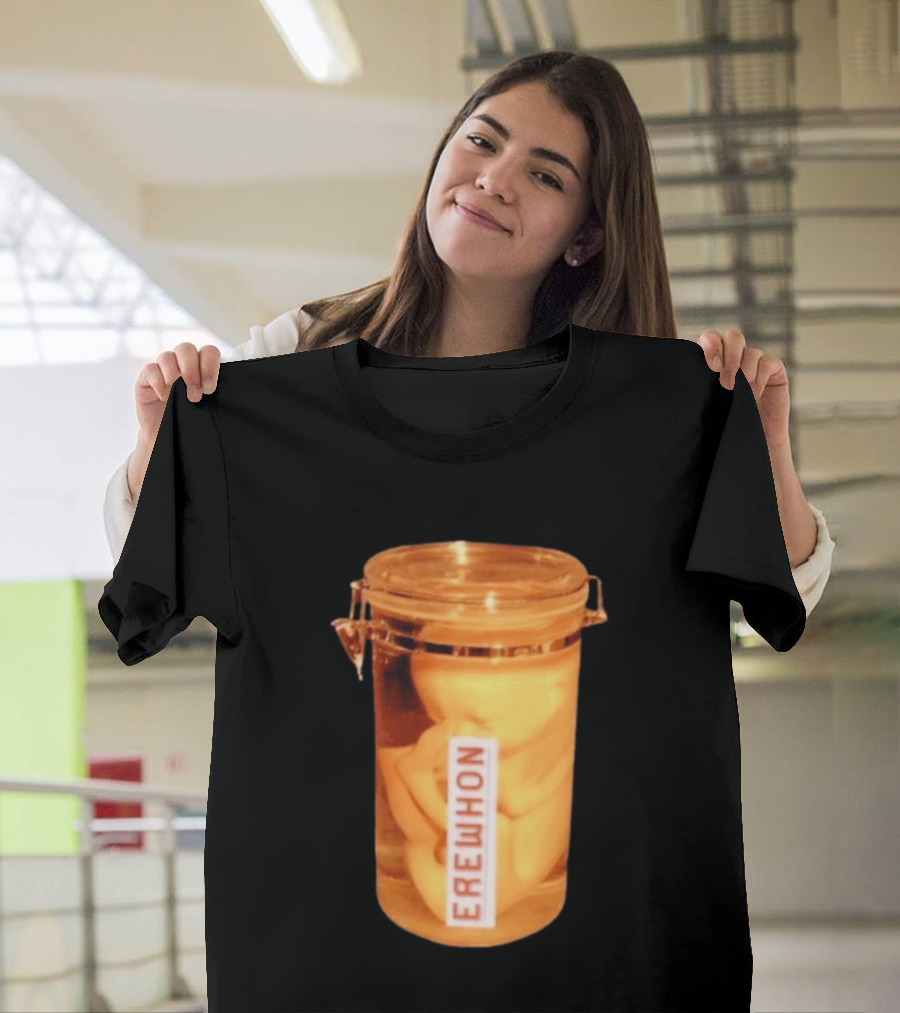 Erewhon Baby Jar Conceptual Artwork In Glass Container T-Shirt