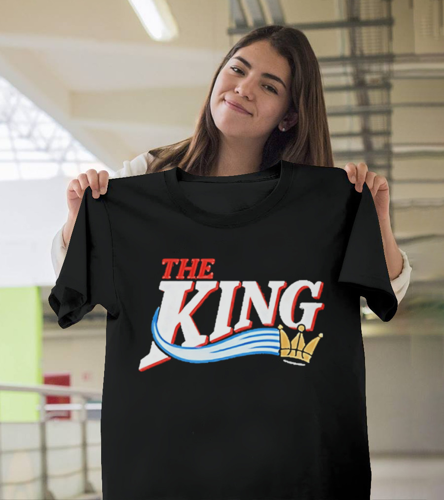 The King Throwback Lebron James Philadelphia 76ers T-Shirt