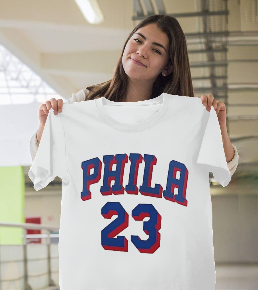 PHILA 23 LeBron James Philadelphia 76ers Youth Fast Break T-Shirt