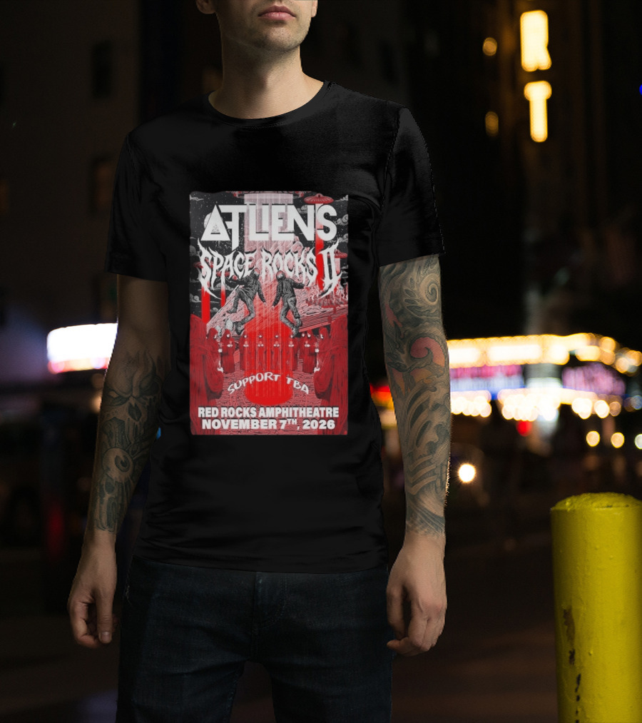 ATLiens Space Rocks II Red Rocks Amphitheatre November 7th 2026 Support TBA T-Shirt