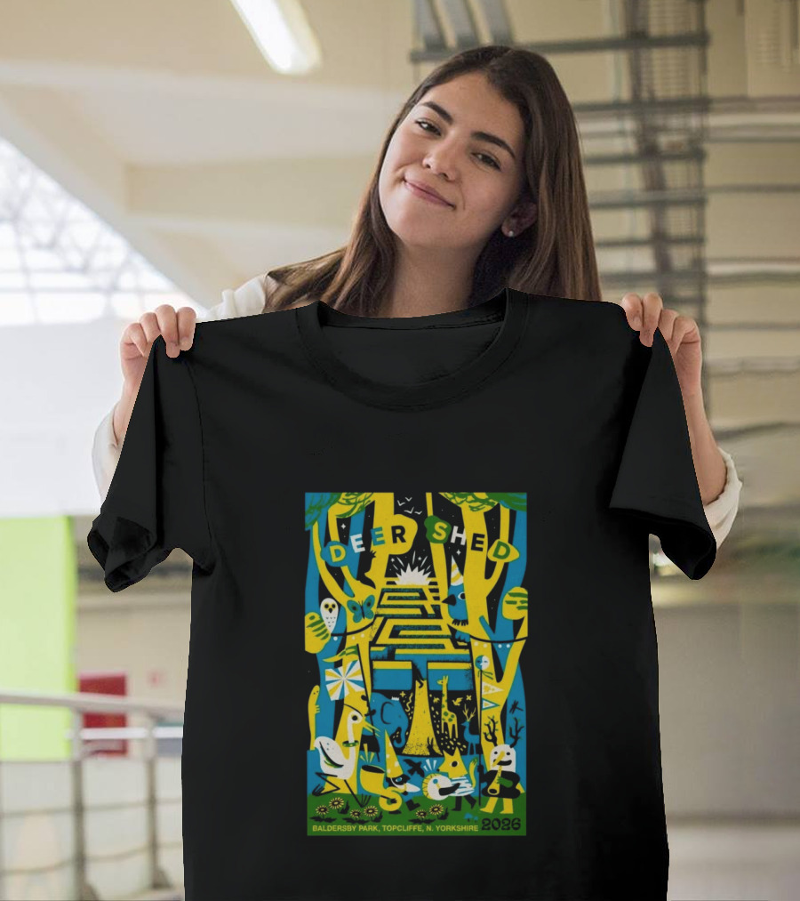 Deer Shed 2026 Baldersby Park Topcliffe N Yorkshire Festival T-Shirt