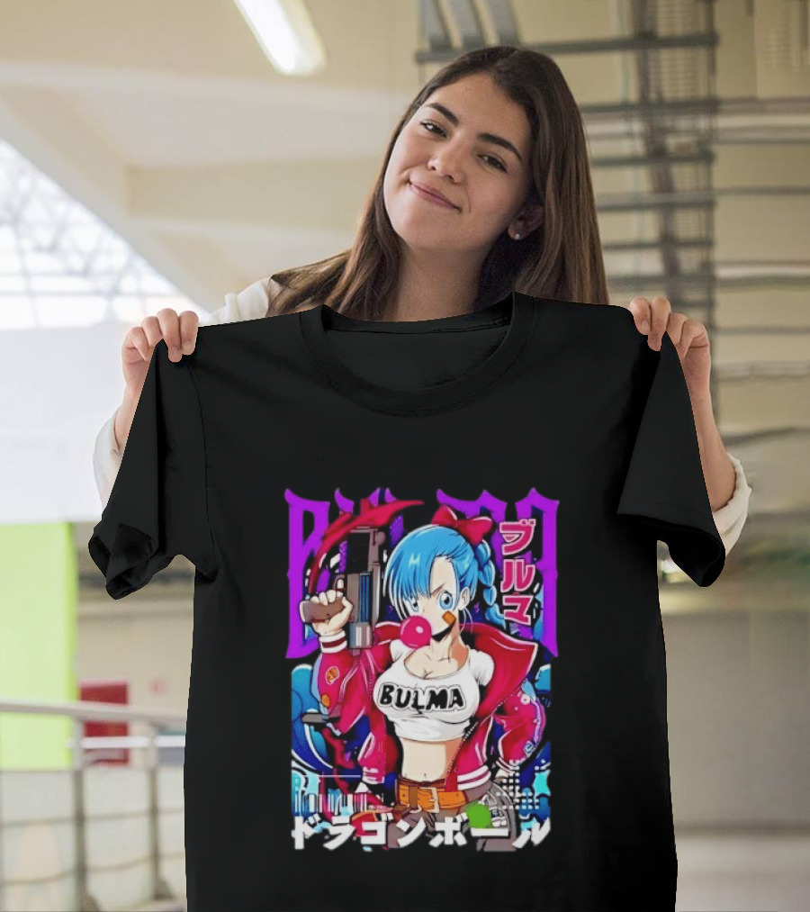 Bulma Dragon Ball Bulma Anime Manga Character Japan Kanji Street T-Shirt