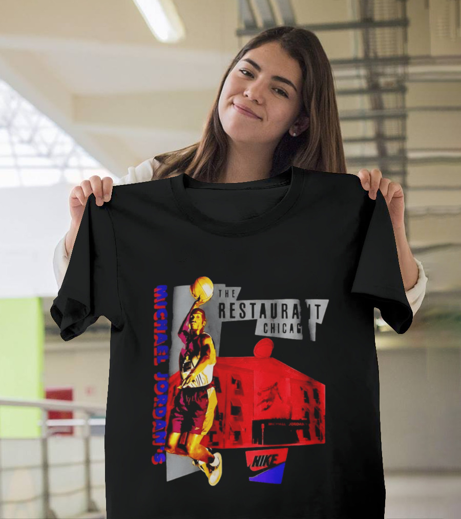 Michael Jordan's Restaurant Chicago Nike Basketball T-Shirt