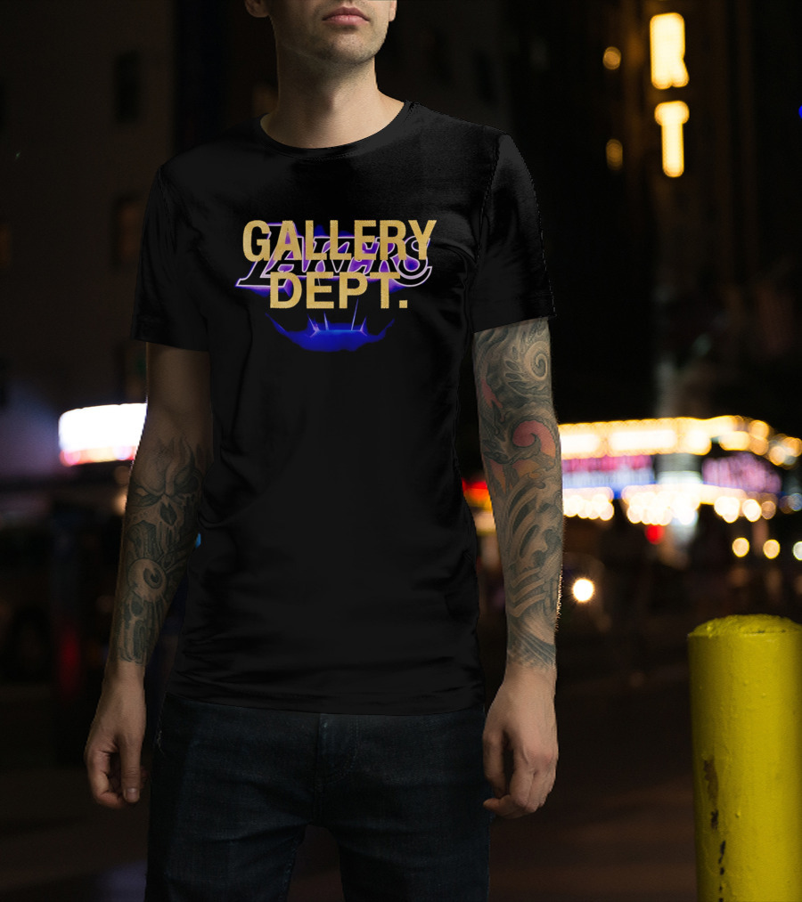 Gallery Dept Lakers Galaxy Collaboration T-Shirt