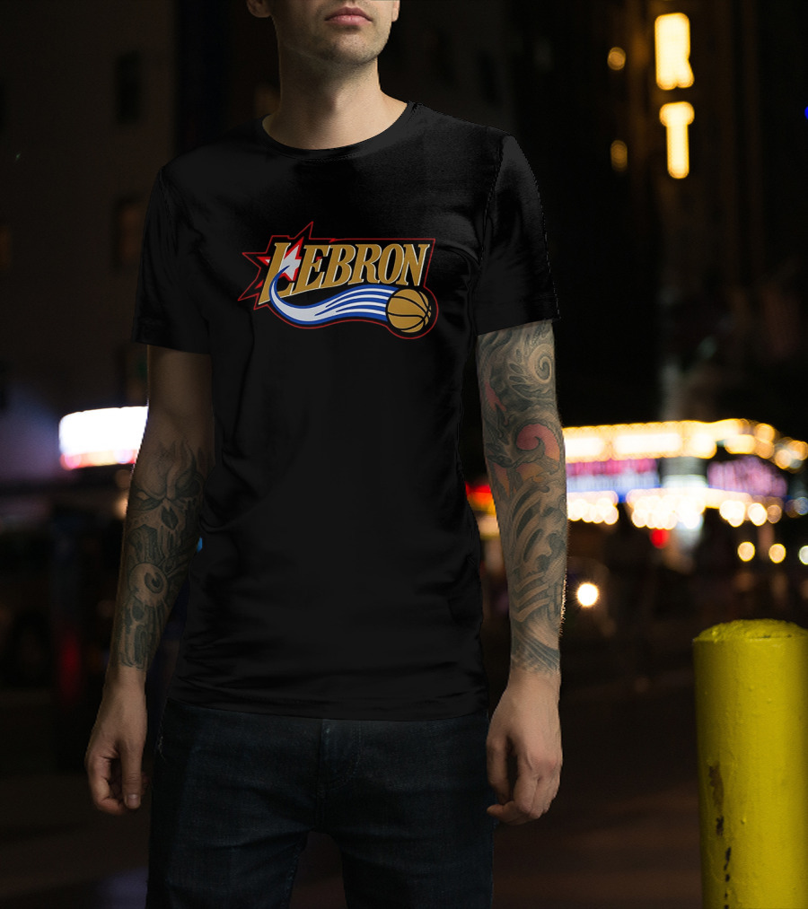 LeBron James Philadelphia 76ers NBA Crossover Concept T-Shirt