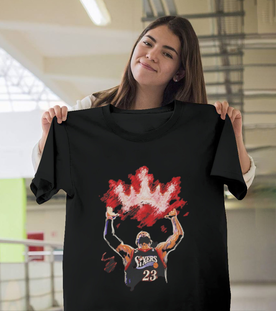 LeBron James The King Philadelphia 76ers NBA 2026 23 Jersey T-Shirt