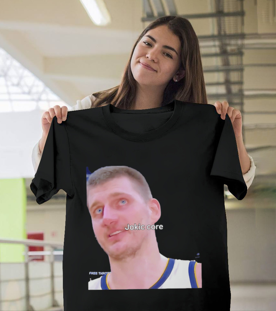 Jokic Core Nikola Jokic Free Throw Basketball T-Shirt