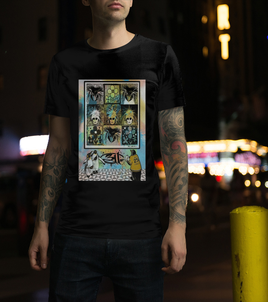 311 July 25 2026 Pittsburgh PA Penguins And Flowers By PaleoDesigns T-Shirt