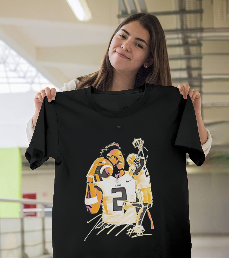 Odell Beckham Jr. LSU Tigers Football Number 2 NCAA T-Shirt