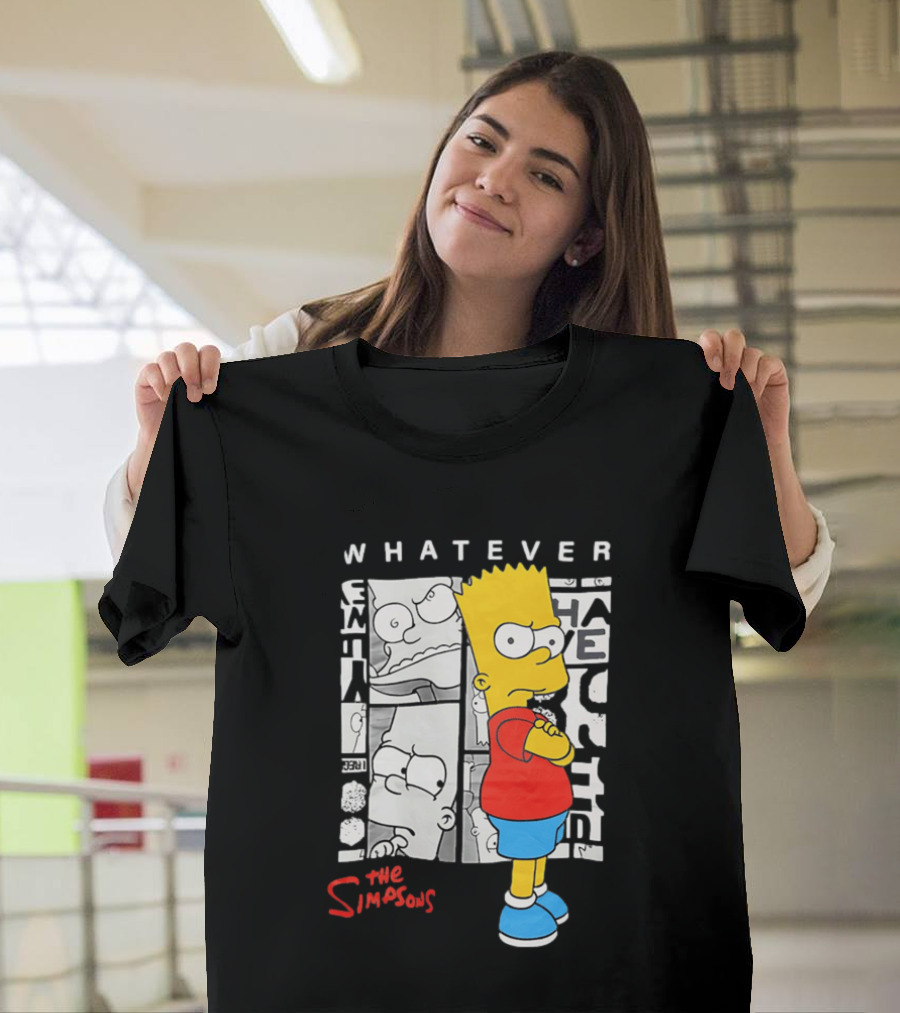 Whatever The Simpsons Bart Simpson Attitude T-Shirt