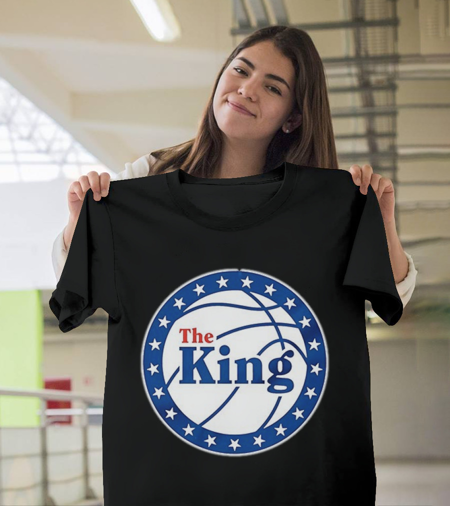 The King Lebron James Philadelphia 76ers 2026 Basketball Stars T-Shirt