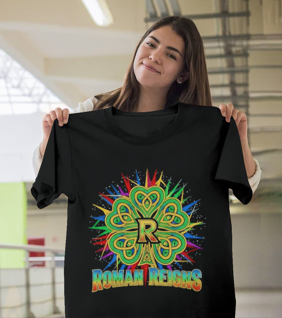 Roman Reigns Shamrock St Patrick's Day 2026 WWE Celebration T-Shirt