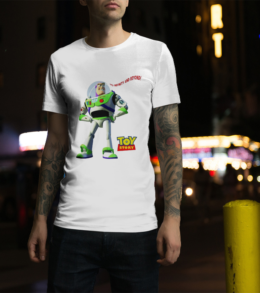 Buzz Lightyear To Infinity And Beyond Toy Story Pixar T-Shirt