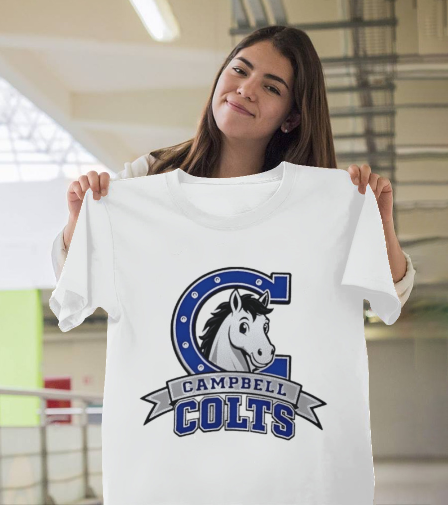 Campbell Colts Athletic Horse T-Shirt