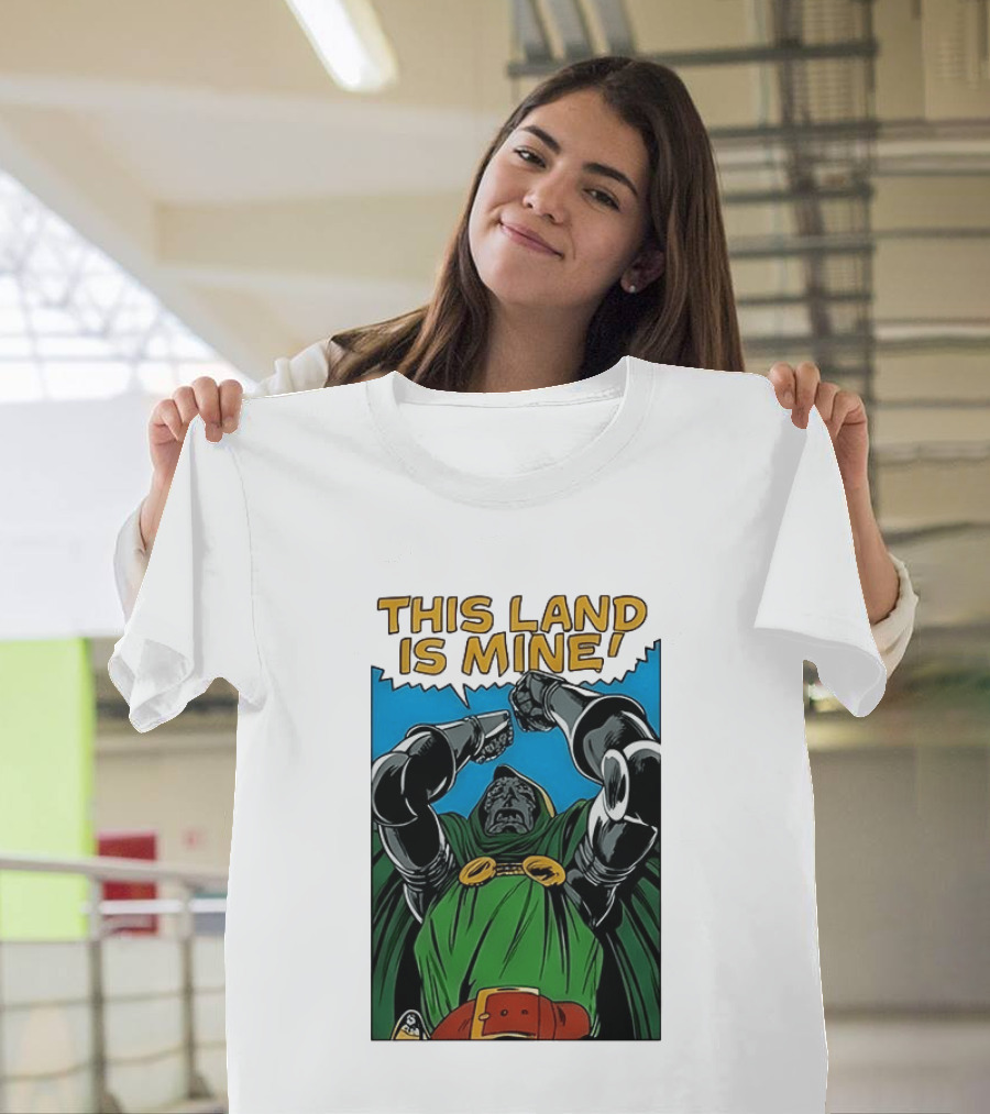 Doctor Doom Marvel Studios This Land Is Mine Vintage Comic T-Shirt