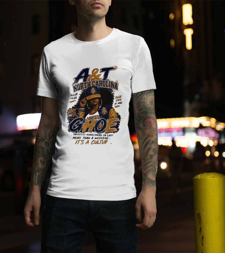 North Carolina A&T Aggie Pride GHOE Greatest Homecoming On Earth Culture T-Shirt