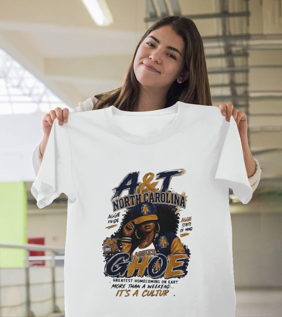 North Carolina A&T Aggie Pride GHOE Greatest Homecoming On Earth Culture T-Shirt