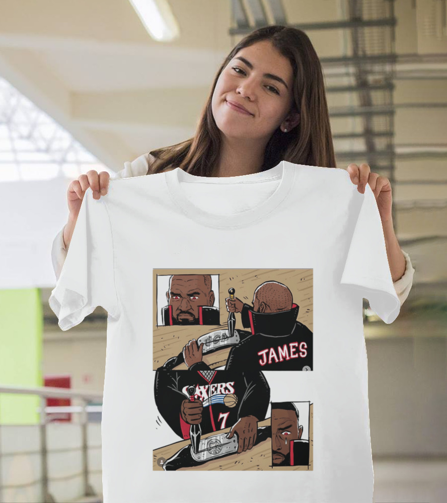 James Sixers 17 Basketball Comic T-Shirt
