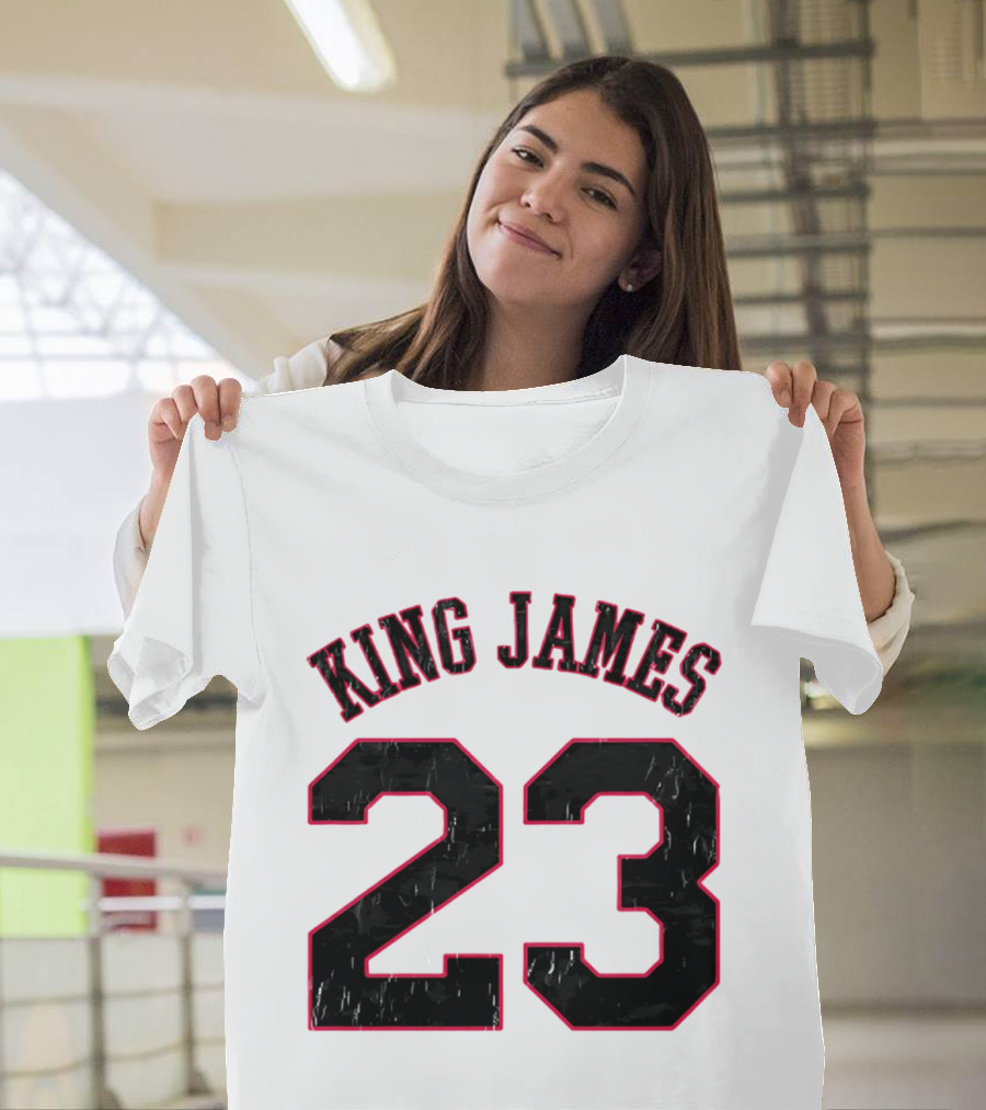 King James 23 Retro Basketball T-Shirt