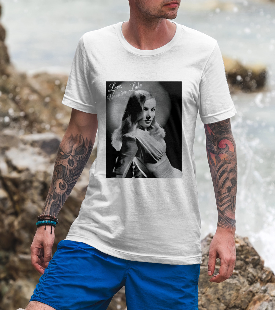 Veronica Lake Vintage Hollywood Glamour T-Shirt