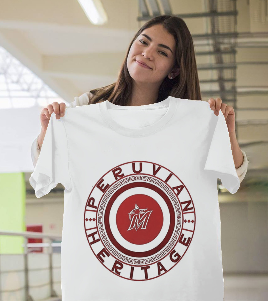 Miami Marlins Peruvian Heritage 2026 Celebration T-Shirt