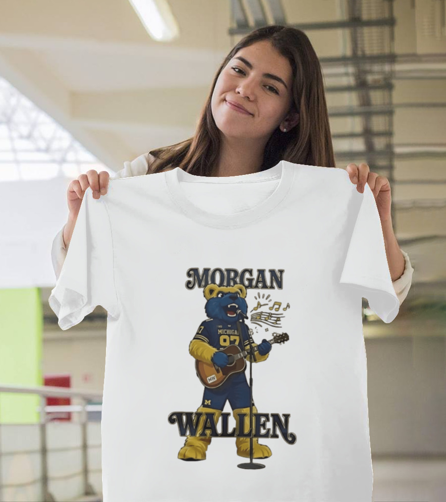 Michigan 97 Football Mascot Morgan Wallen Still The Problem Tour 2026 T-Shirt