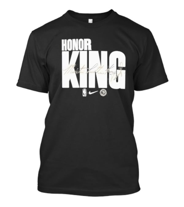 Anthony Edwards NBA Philadelphia 76ers Honor King Martin Luther King Jr Team Issued T-Shirt