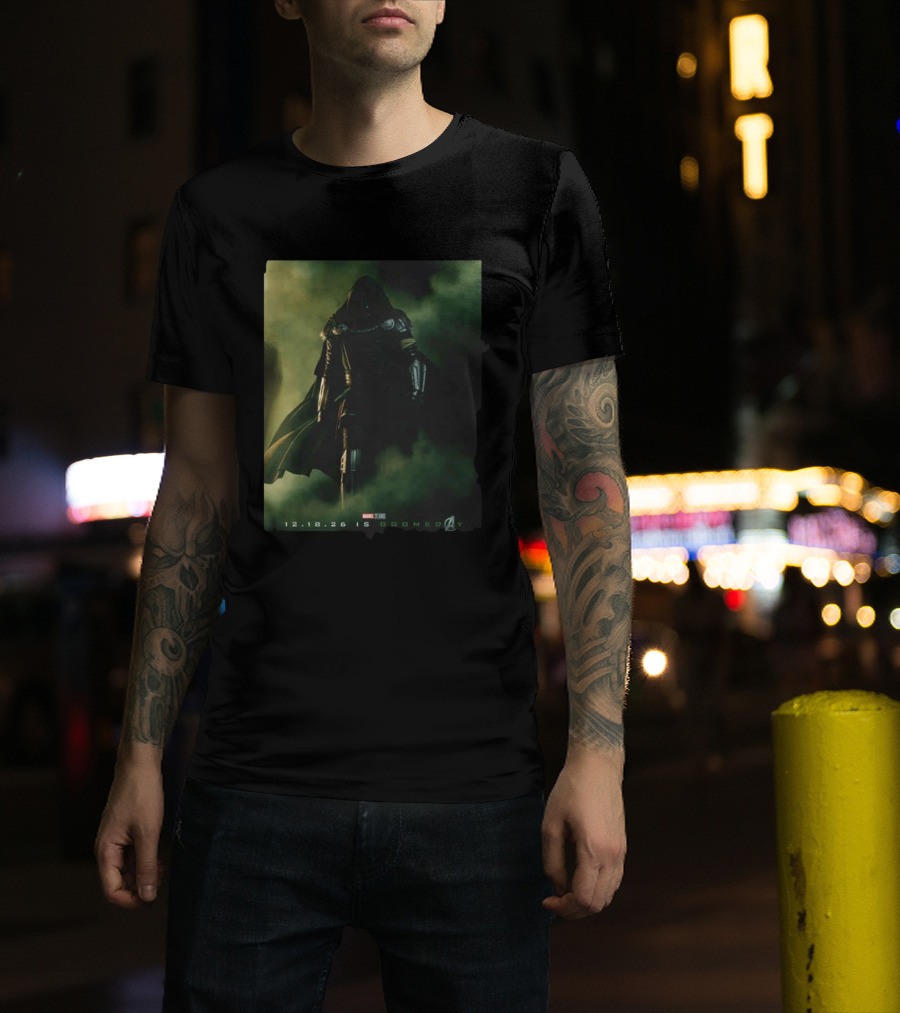 Avengers Doomsday Marvel Studios Dr Doom In Theaters December 18 2026 T-Shirt