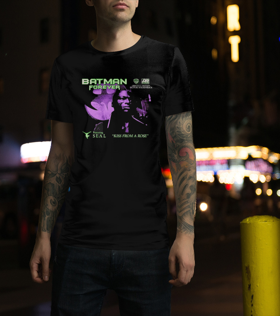 Batman Forever Original Motion Picture Soundtrack Kiss From A Rose Featuring Seal T-Shirt