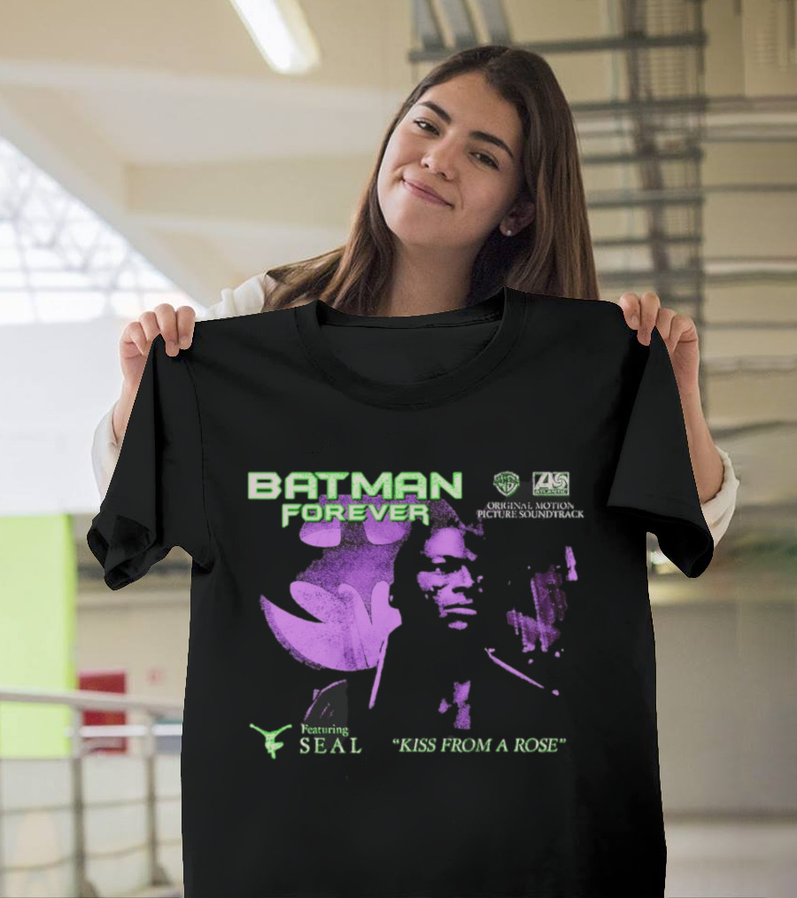 Batman Forever Original Motion Picture Soundtrack Kiss From A Rose Featuring Seal T-Shirt