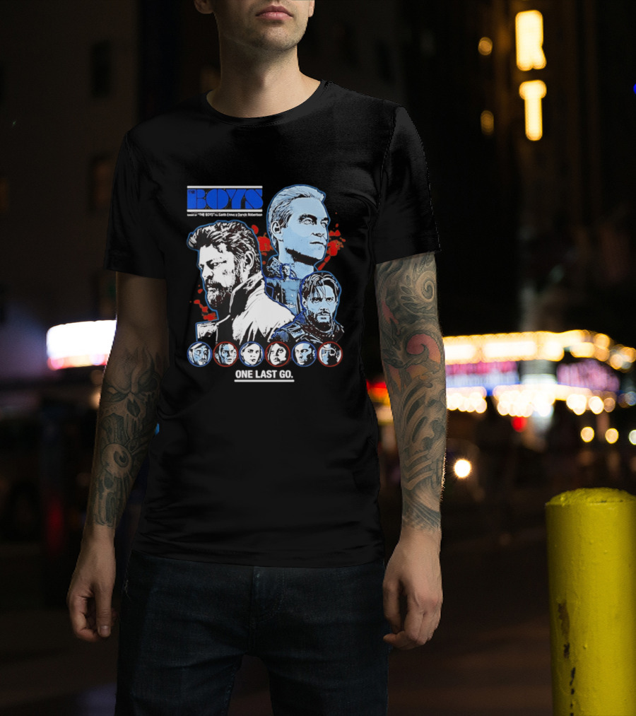 The Boys Billy Butcher Homelander Soldier Boy One Last Go T-Shirt
