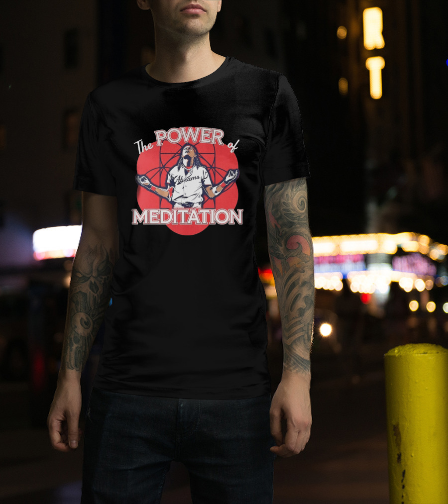 The Power Of Meditation CJ Abrams Washington Nationals T-Shirt