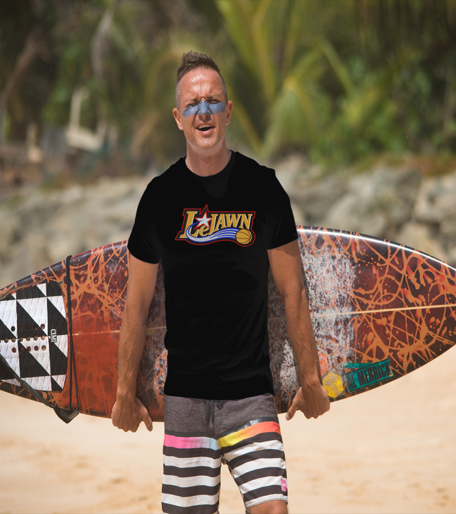 LeJawn Basketball Star Philadelphia 76ers LeBron James NBA 23 Niners T-Shirt