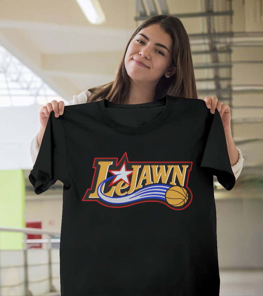 LeJawn Basketball Star Philadelphia 76ers LeBron James NBA 23 Niners T-Shirt