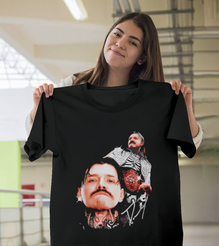 Dominik Mysterio Autographed WWE Superstar Legacy T-Shirt