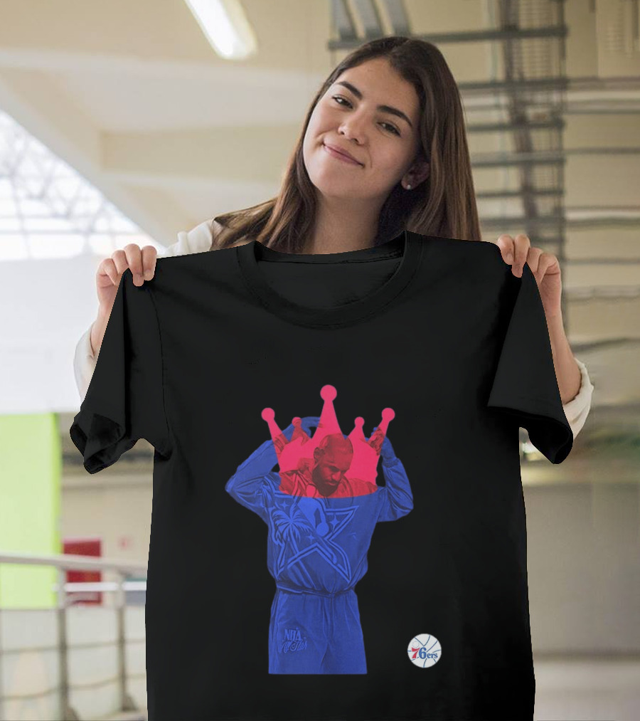 NBA All Star King LeBron James Philadelphia 76ers Season T-Shirt