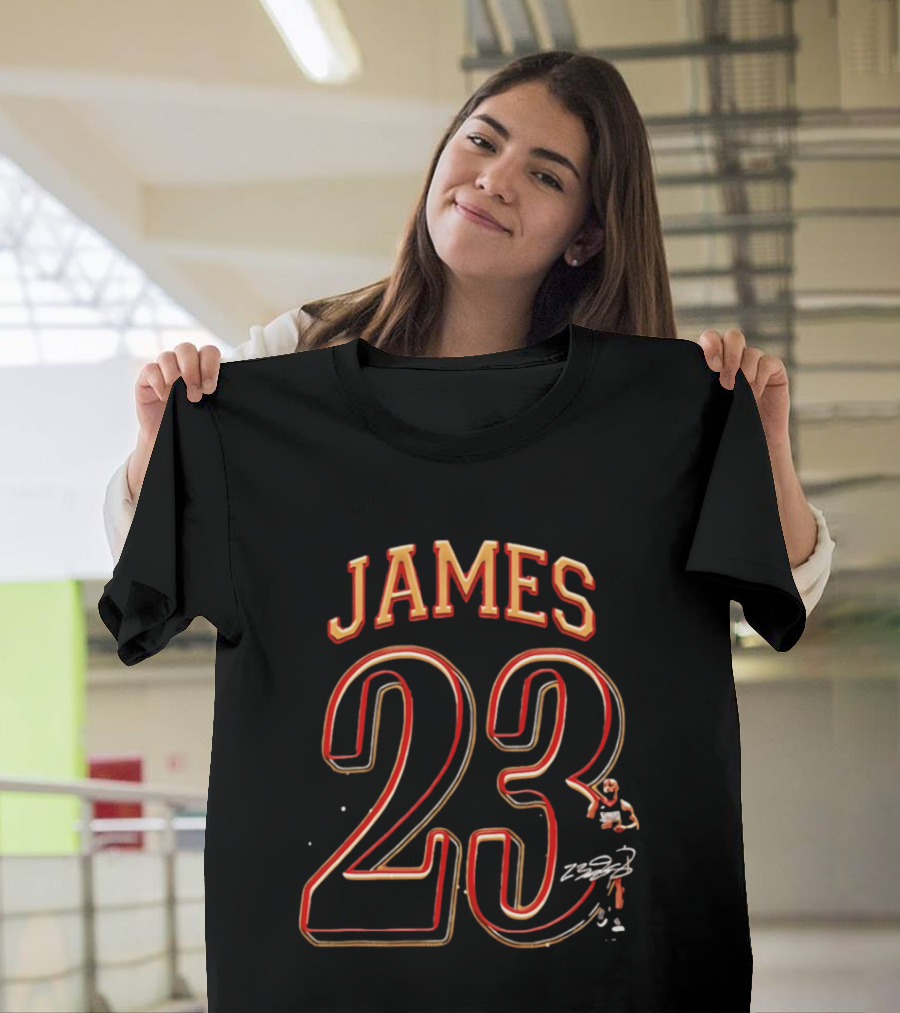 James 23 Basketball Jersey Iconic Sports T-Shirt