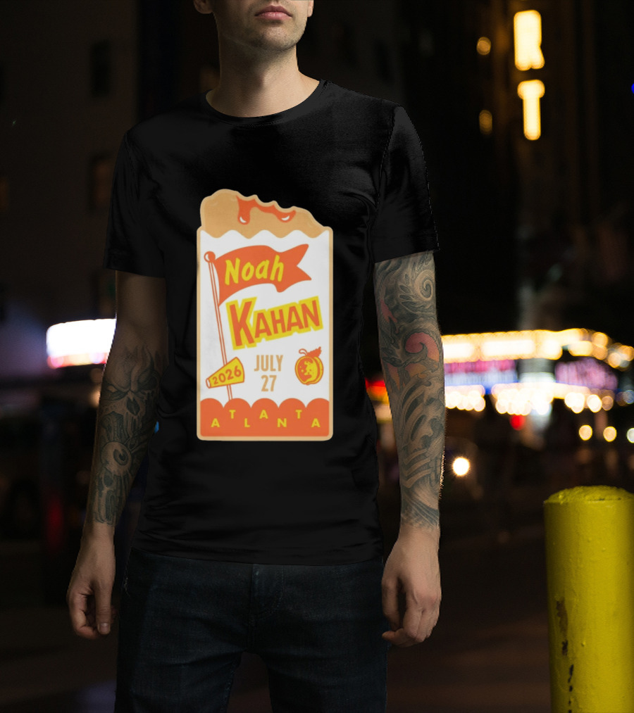 Noah Kahan Atlanta July 27 2026 Event T-Shirt