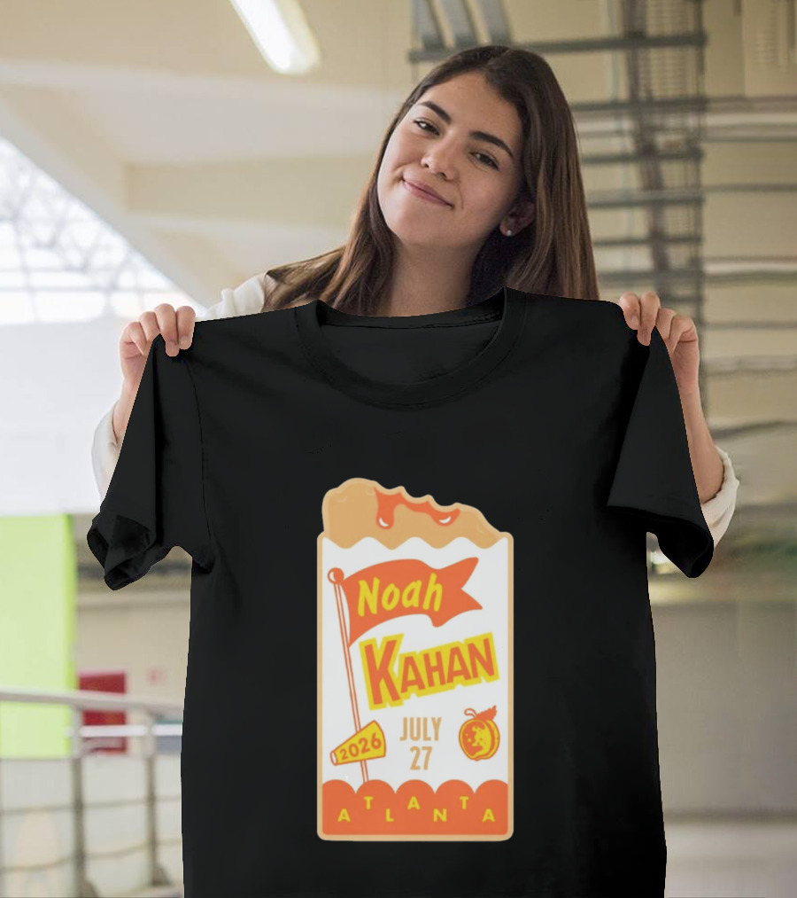 Noah Kahan Atlanta July 27 2026 Event T-Shirt