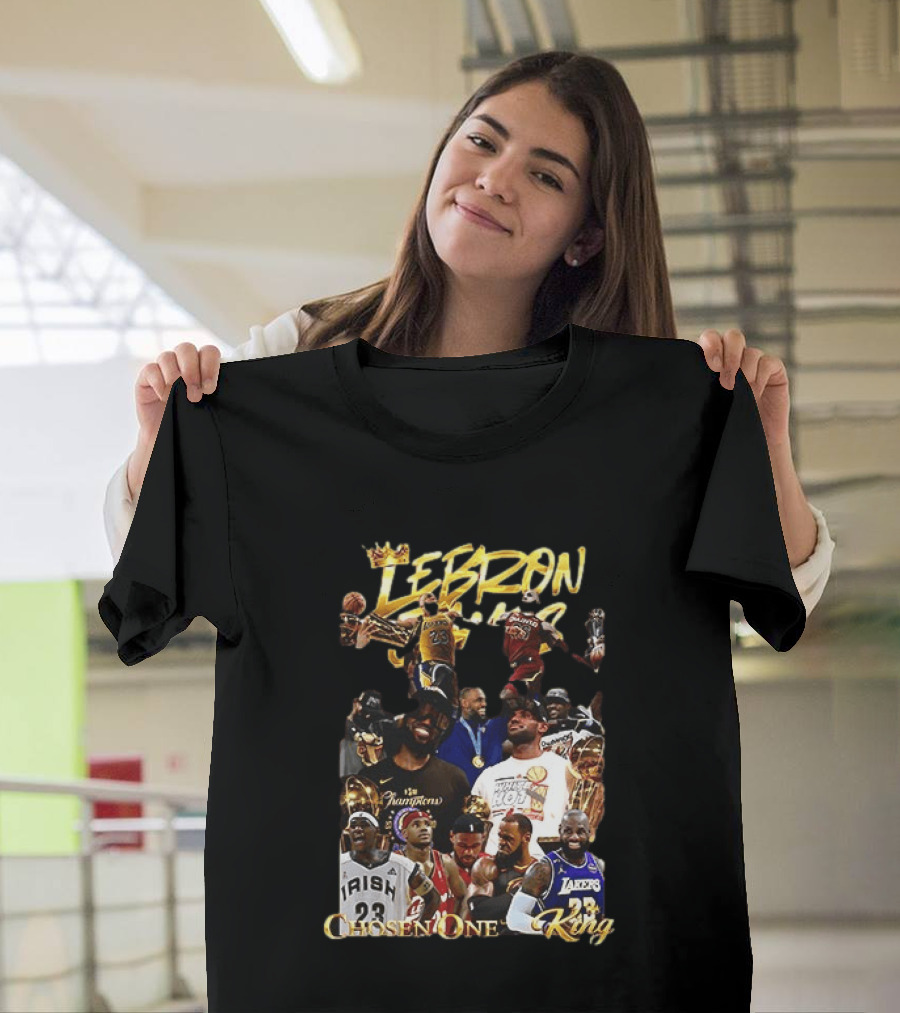 Lebron James Chosen One King Lakers Heat Cavaliers Lakers Champions T-Shirt