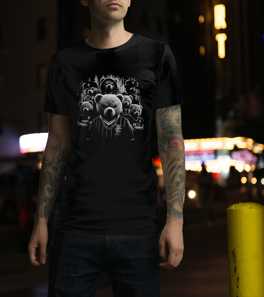 Rangers Gangster Teddy Bears Football Team T-Shirt