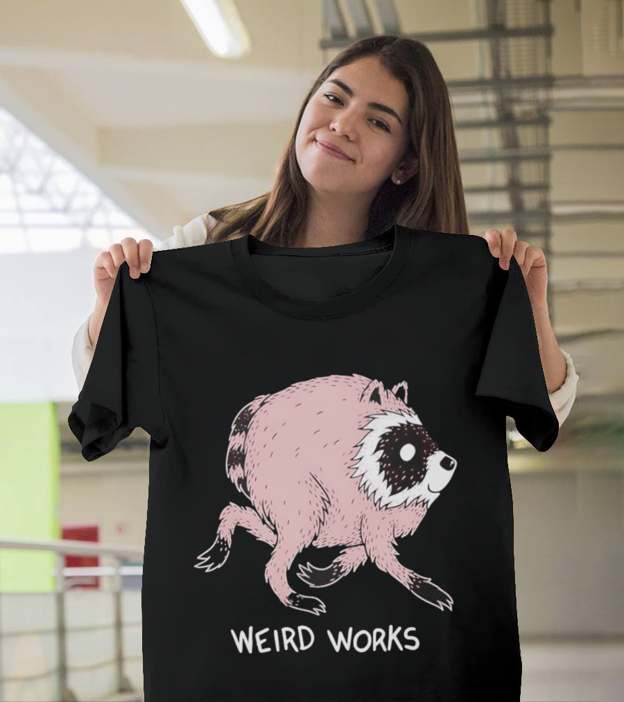 Running Raccoon Weird Works Jimothy T-Shirt