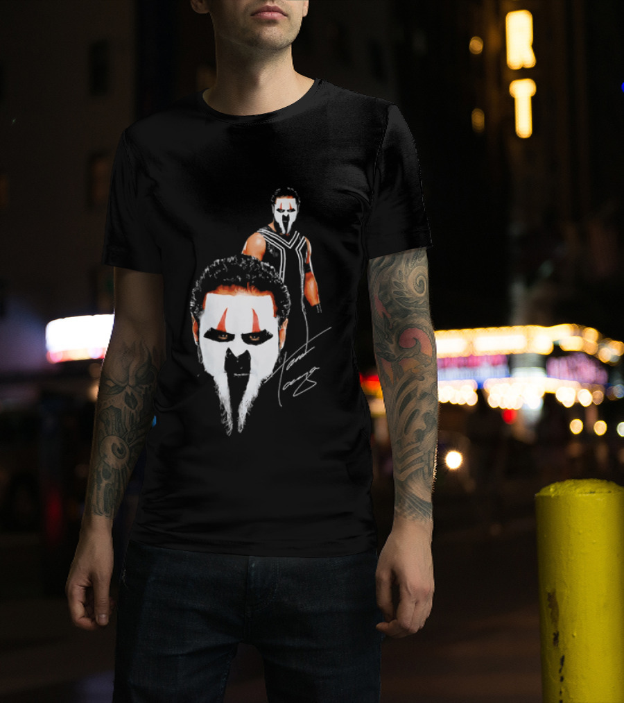 Tama Tonga Face Paint Mask Wrestler Signature T-Shirt