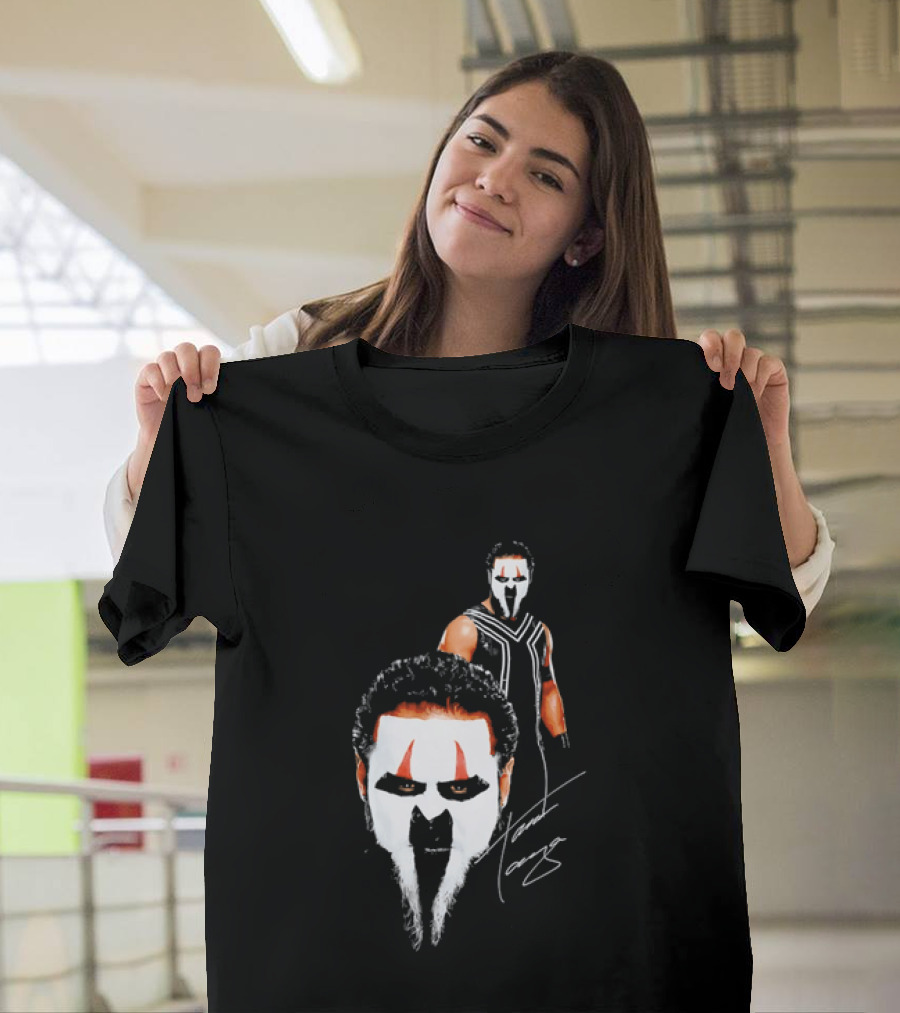 Tama Tonga Face Paint Mask Wrestler Signature T-Shirt