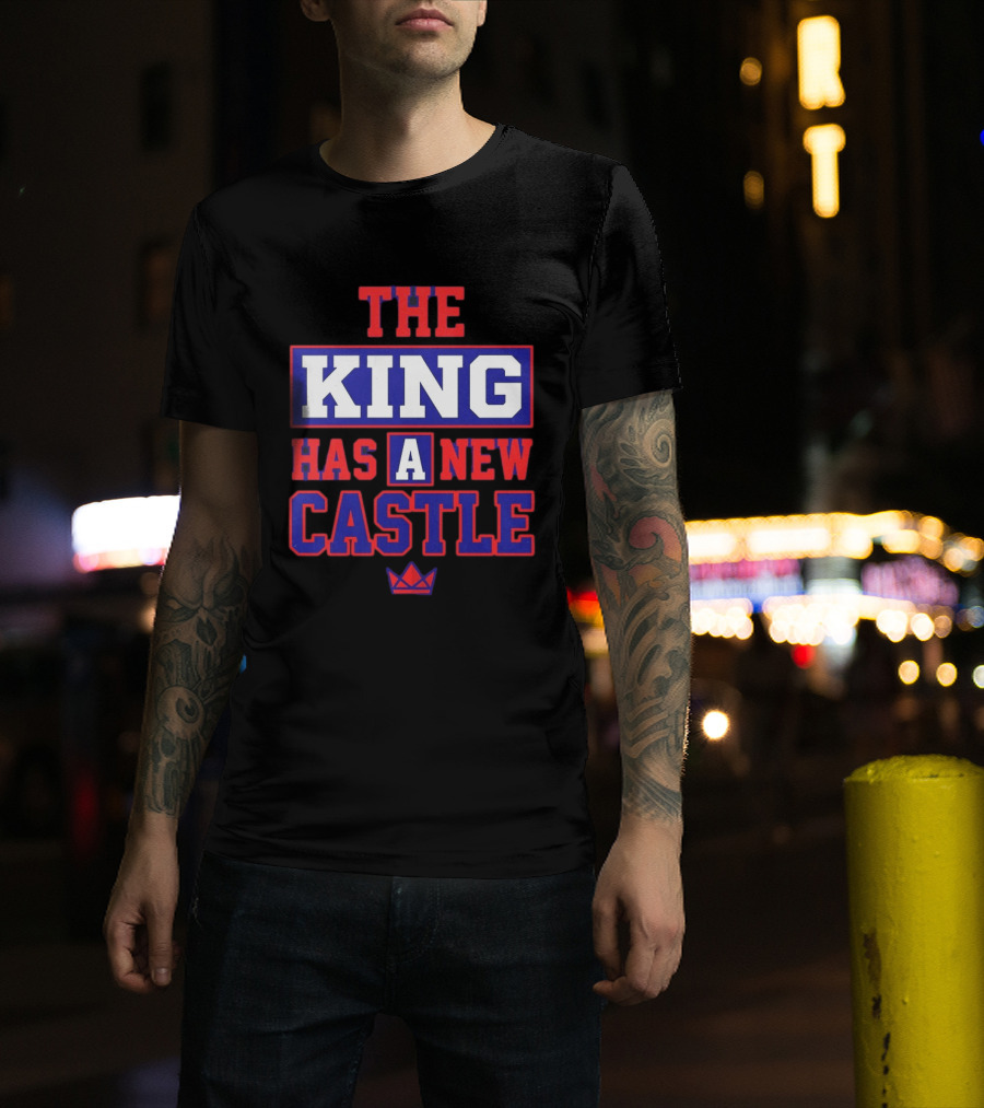 The King Has A New Castle LeBron James Philadelphia 76ers NBA 2026 T-Shirt