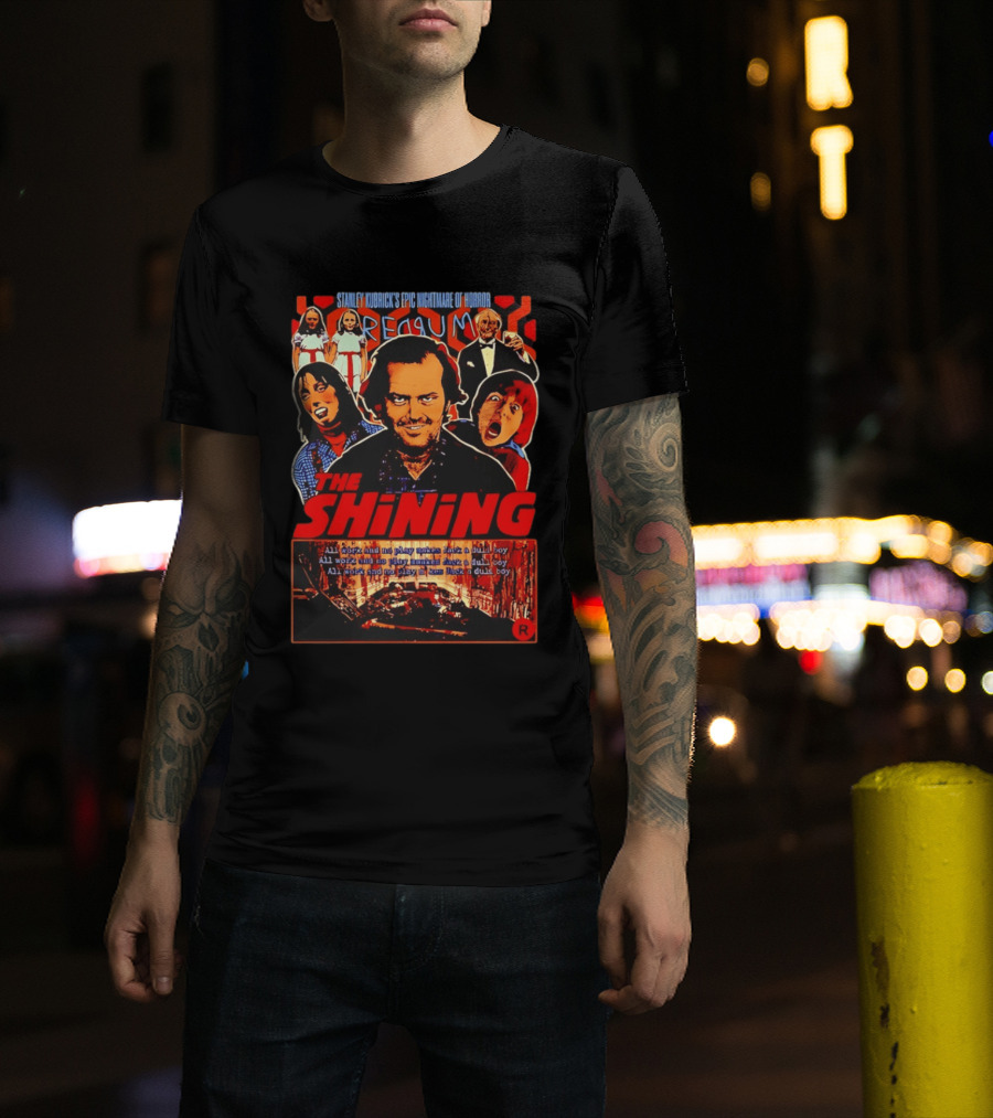 The Shining Stanley Kubrick Epic Nightmare Of Horror REDRUM T-Shirt
