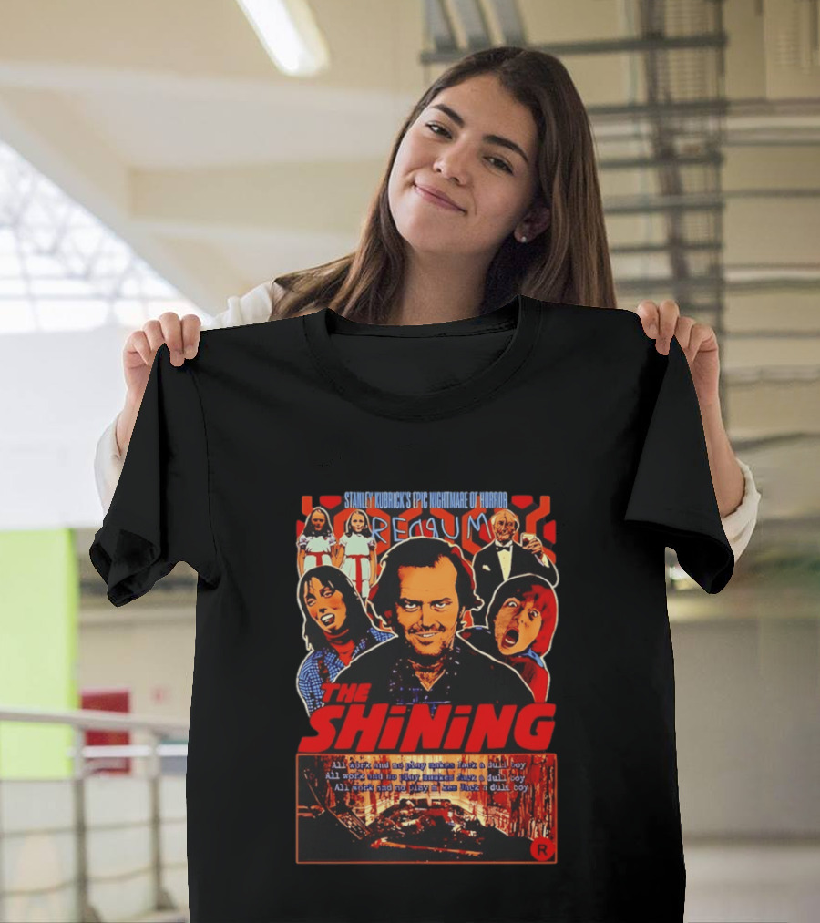 The Shining Stanley Kubrick Epic Nightmare Of Horror REDRUM T-Shirt